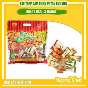 Kẹo hạt thập cẩm Tân Huê Viên (Túi 500g) - Đặc sản Sóc Trăng