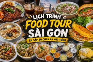 Lịch trình foodtour Sài Gòn