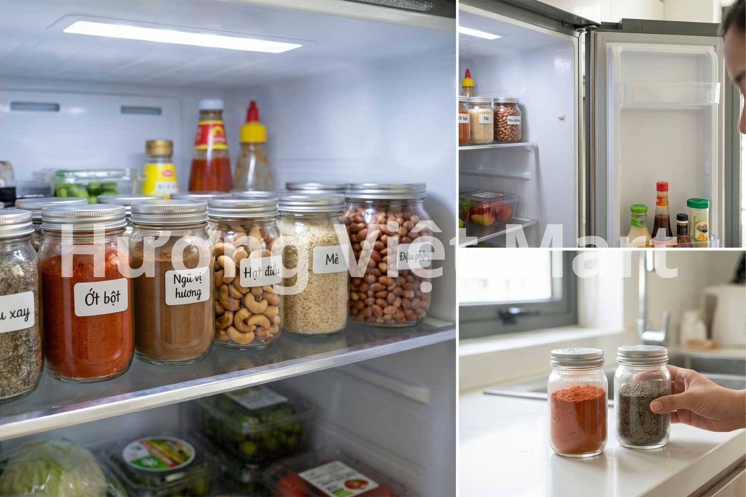 Để hũ nguội về nhiệt độ phòng trước khi lấy ra dùng, tránh hơi nước đọng lại khi gặp không khí nóng.