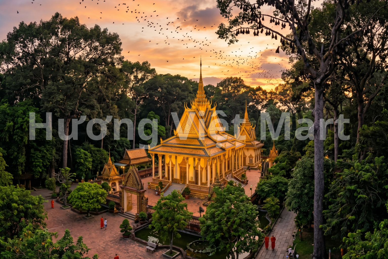 Chùa Dơi là một ngôi chùa có kiến trúc hòa trộn giữa hai nền văn hóa Việt – Khmer tại thành phố Cần Thơ.