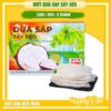 Mứt dừa sáp sấy dẻo ít ngọt Vicosap (Hộp 230g)