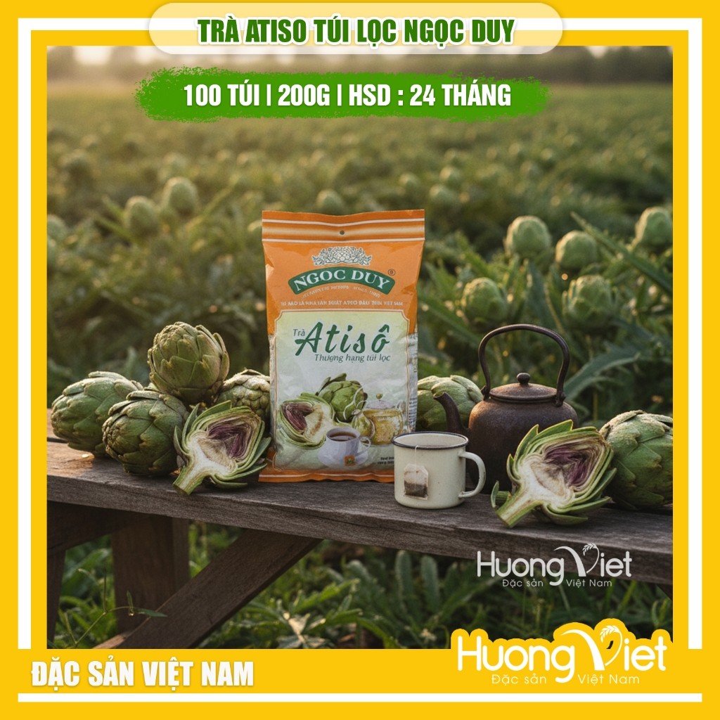 Trà Atiso Đà Lạt nguyên chất Ngọc Duy - Hộp 200g