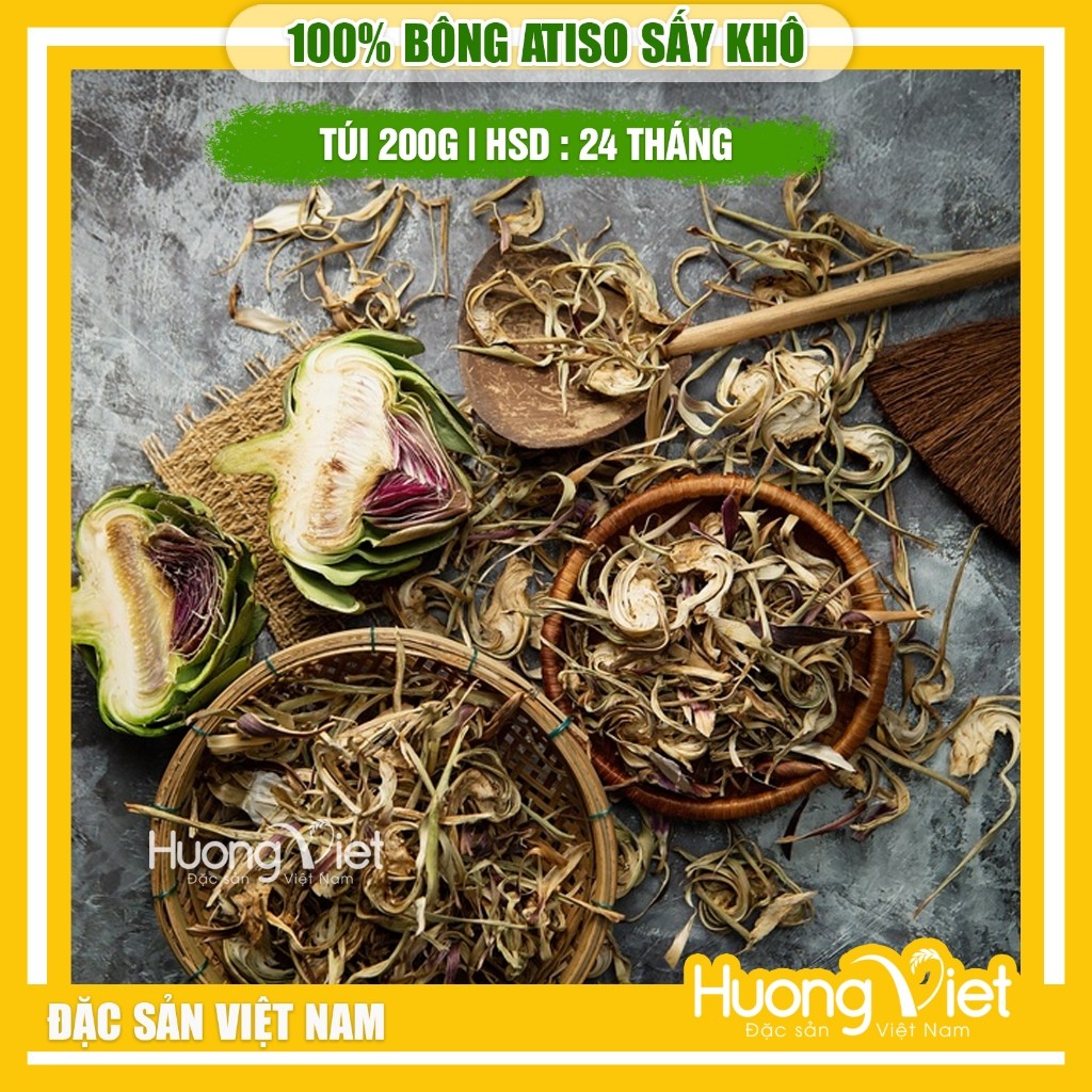 Bông Atiso sấy khô Ngọc Duy cao cấp loại 1 (Túi 200g)