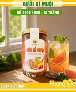 Nước mứt bưởi xí muội vị chua ngọt tự nhiên 123 Farm (Hũ 500g)