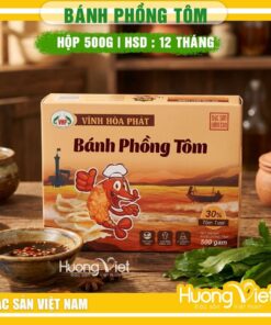 Bánh phồng tôm Năm Căn Cà Mau Vĩnh Hoà Phát (Hộp 500g)
