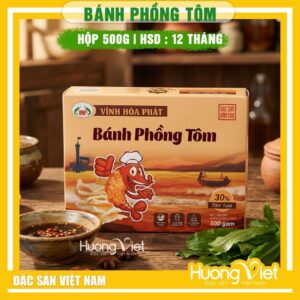 Bánh phồng tôm Năm Căn Cà Mau Vĩnh Hoà Phát (Hộp 500g)