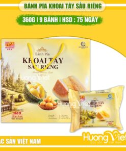 Bánh pía chay khoai tây sầu riêng Tân Huê Viên (Hộp 360g)