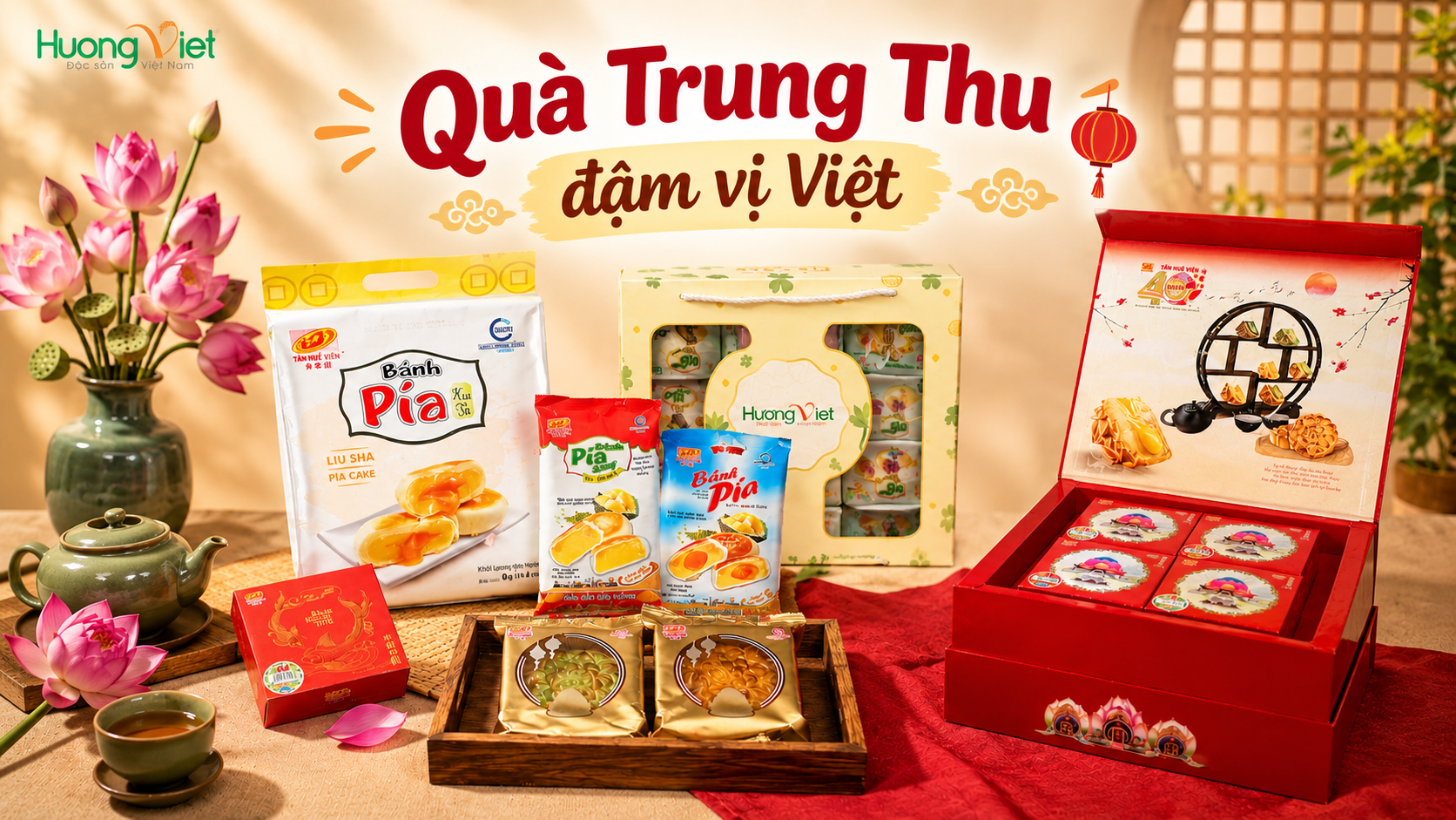 Nếu muốn món quà trang trọng hơn, bạn có thể chọn hộp quà Trung Thu với thiết kế chỉn chu. Vừa thuận tiện trao tặng vừa thể hiện sự quan tâm trong mùa đoàn viên.
