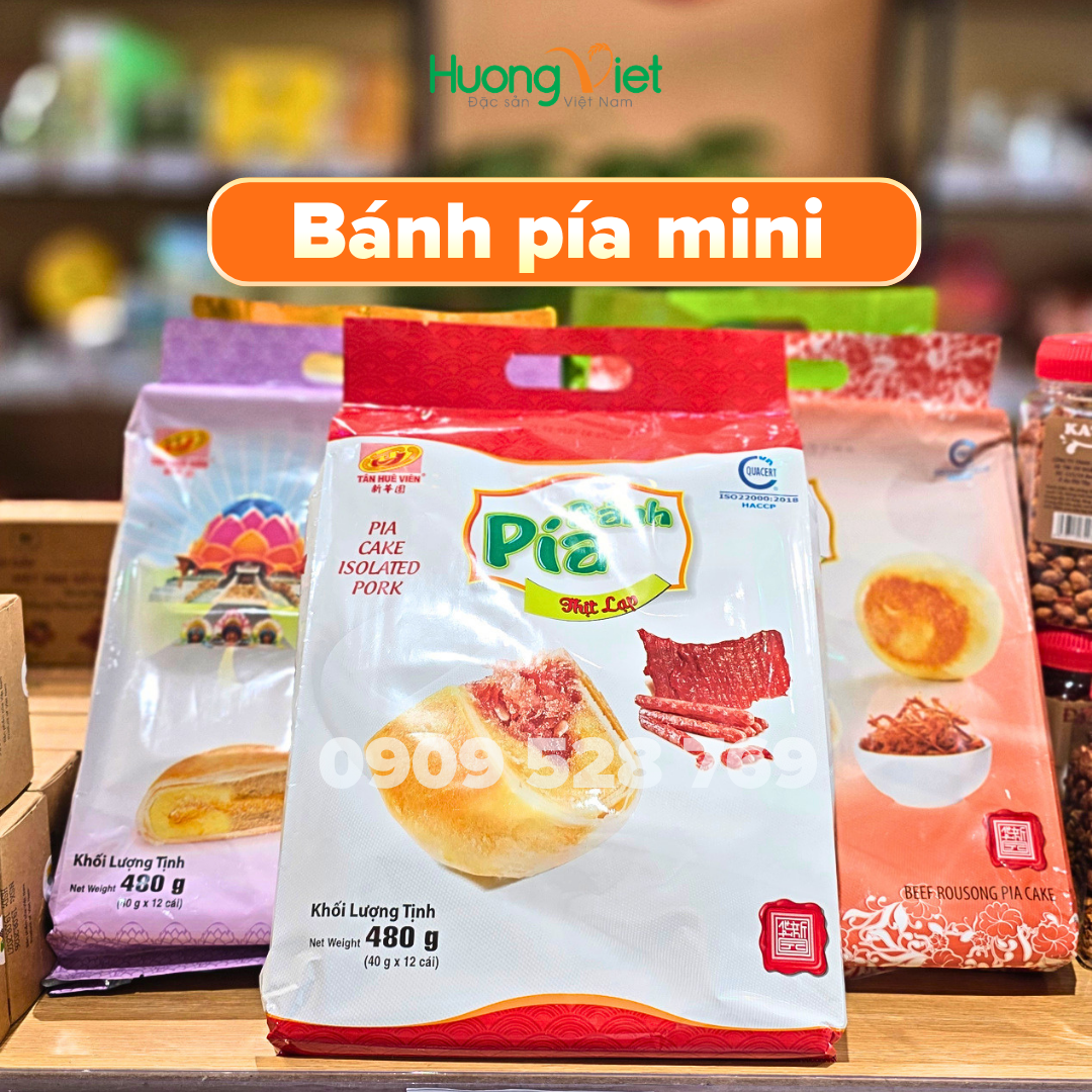 Cùng ưu đãi mua 10 tặng 1 cho bánh pía mini túi 12 bánh thuộc danh sách áp dụng. Tùy nhu cầu, bạn có thể chọn một món làm quà riêng hoặc phối hợp với các đặc sản khác thành giỏ quà phong phú.